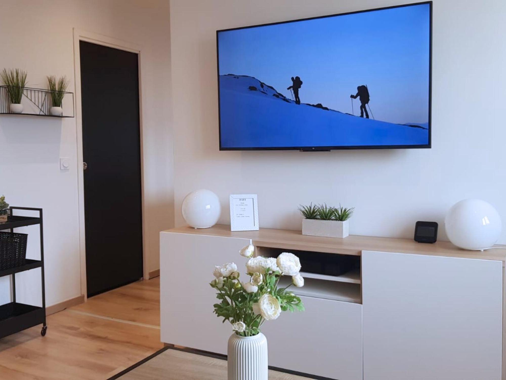 Vue Montagne - Appt Cosy Et Calme - Netflix - Fibre Apartment Grenoble Luaran gambar